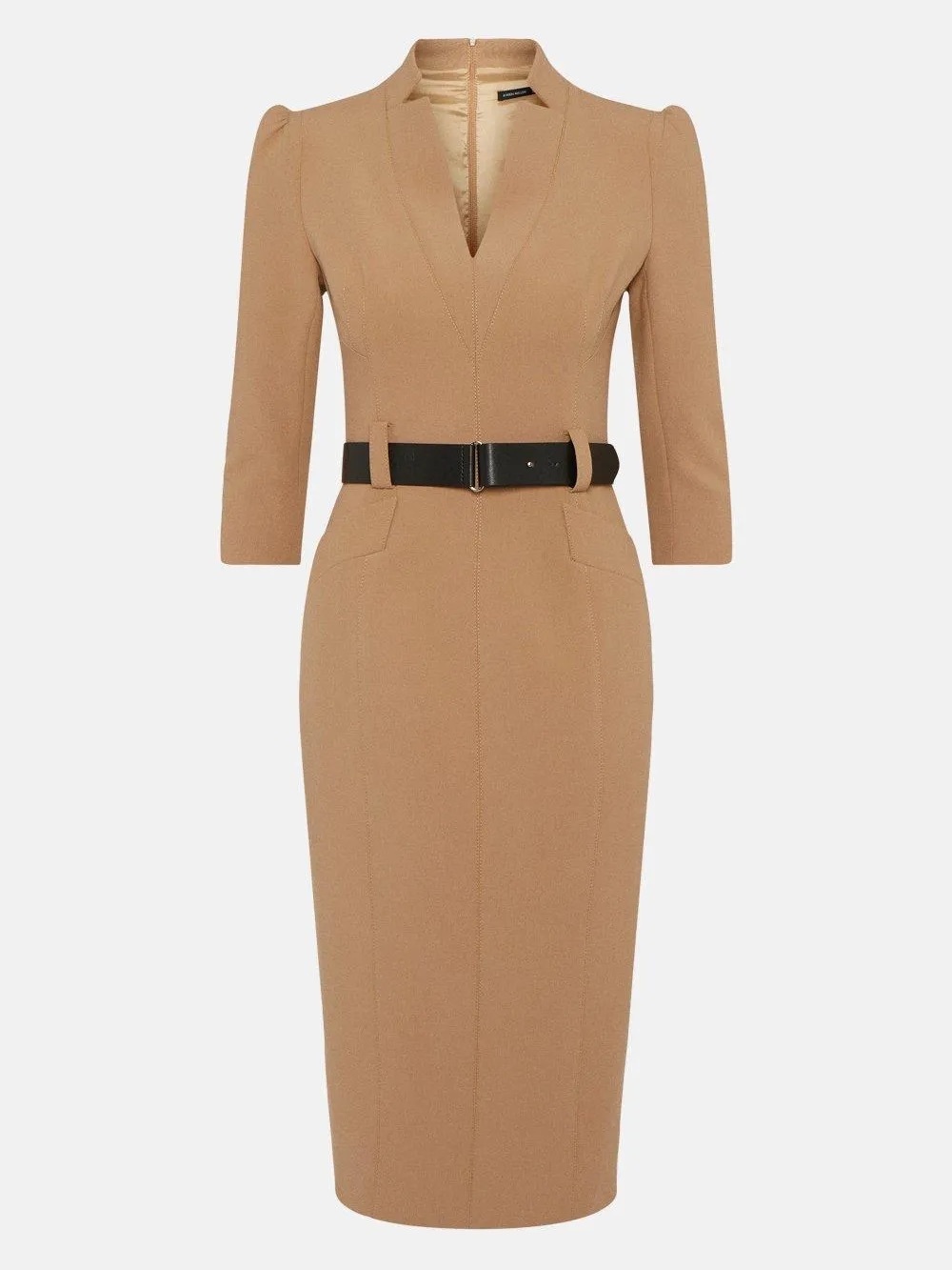 Karen Millen Camel Forever Dress (NWT)